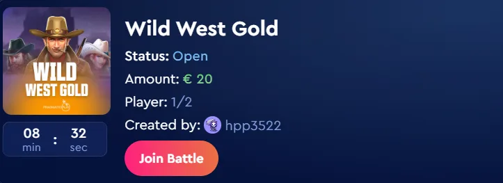 Bonus Battles a Celsius Casino oldalán: két játékos párharca ugyanazon a nyerőgépen