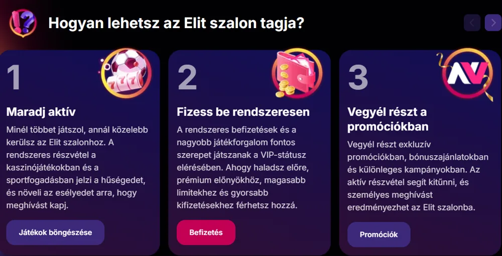 Hogyan lehetsz az NV Casino Elit szalon tagja