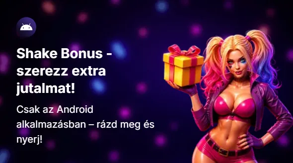NV Casino Shake Bonus: extra jutalom az Android alkalmazásban