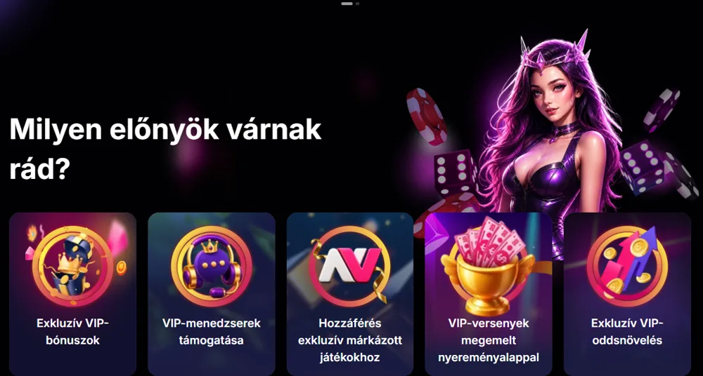 Az NV Casino Elit szalon előnyei