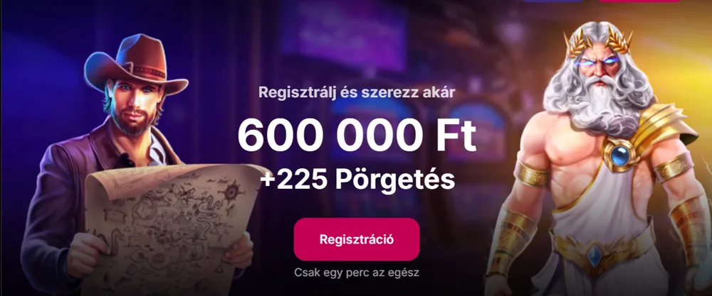 NV Casino üdvözlő bónusz: akár 600 000 Ft + 225 pörgetés
